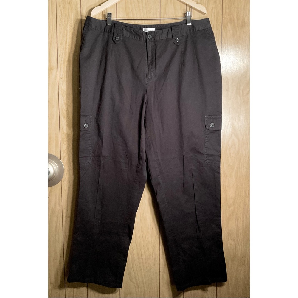 Avenue Black Cargo Pants